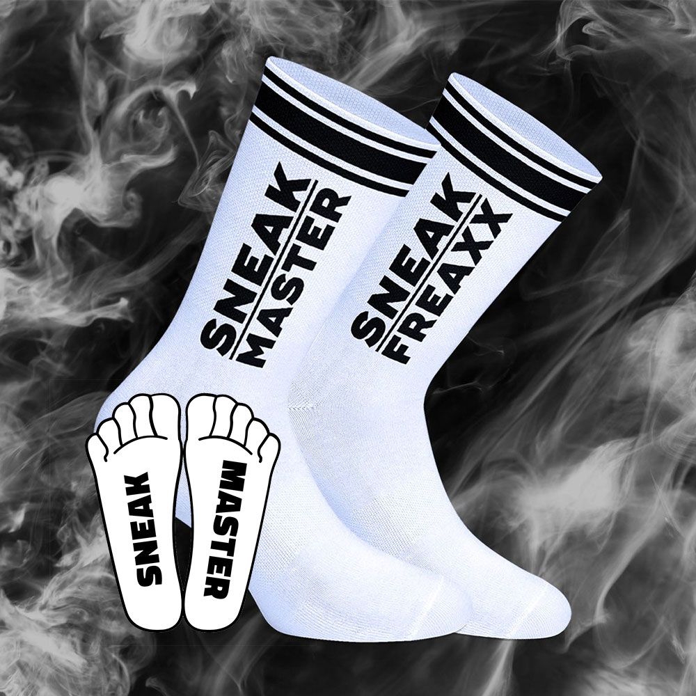 Chaussettes SNEAK MASTER Blanc-Noir