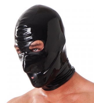 Cagoule Latex Noire