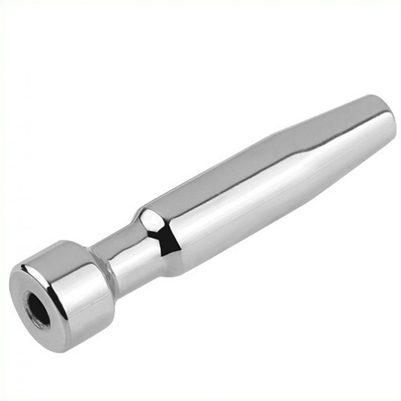 Durchbohrter Urethralplug DERMAL 4cm Durchmesser 8mm
