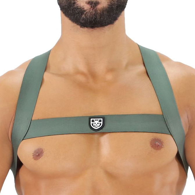 Harnais élastique Fetish X Khaki