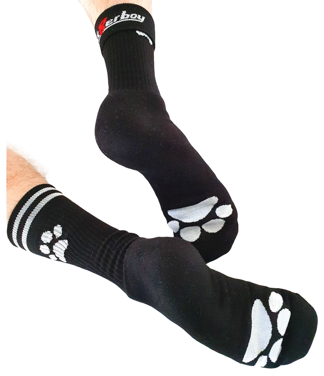 Chaussettes noires Sk8erboy Puppy Socks