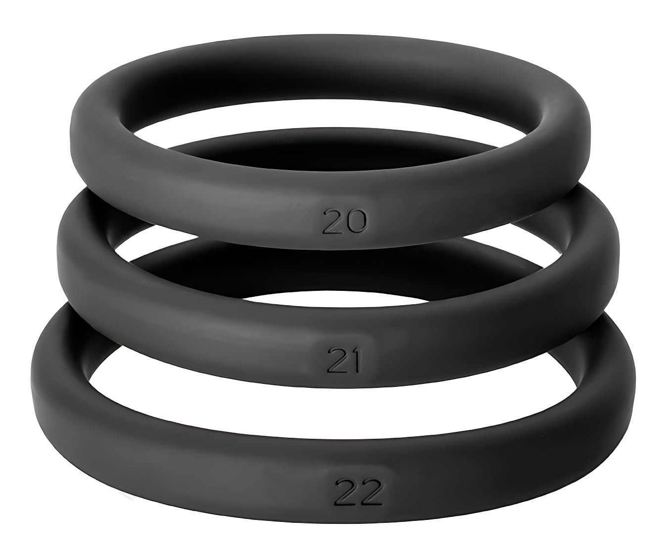 Lot 3 cockrings Xact-Fit L-XL
