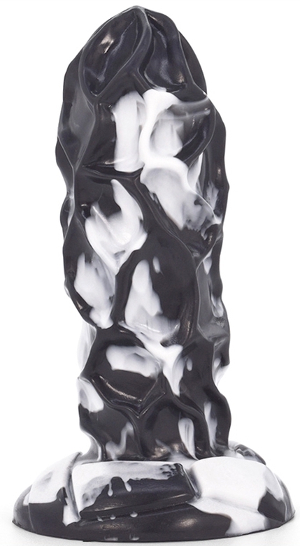 Gode Dragonis 16 x 5.5cm Noir-Blanc