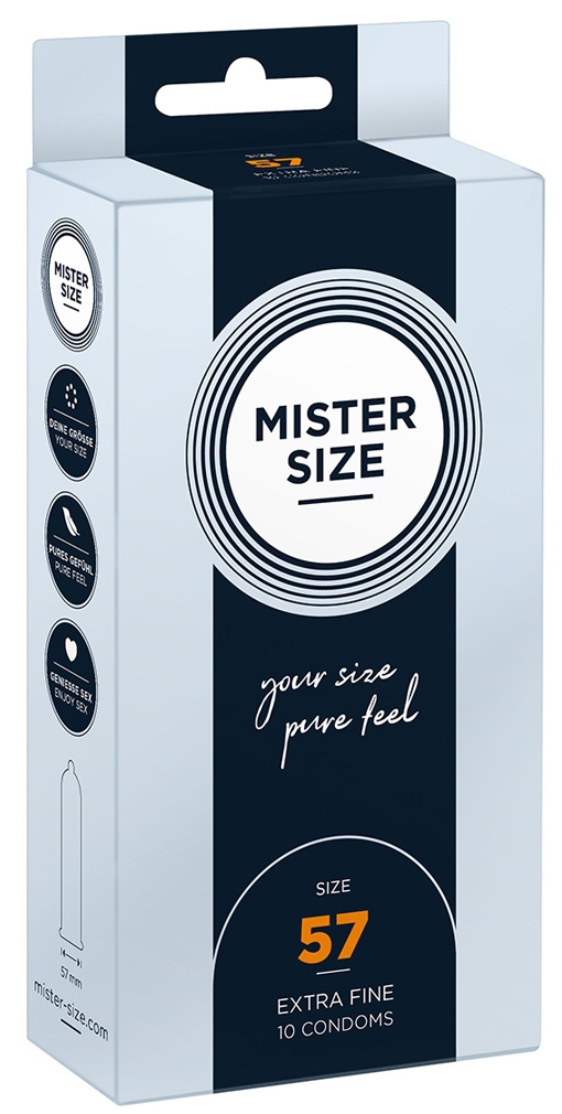Préservatifs Mister Size 57mm x10