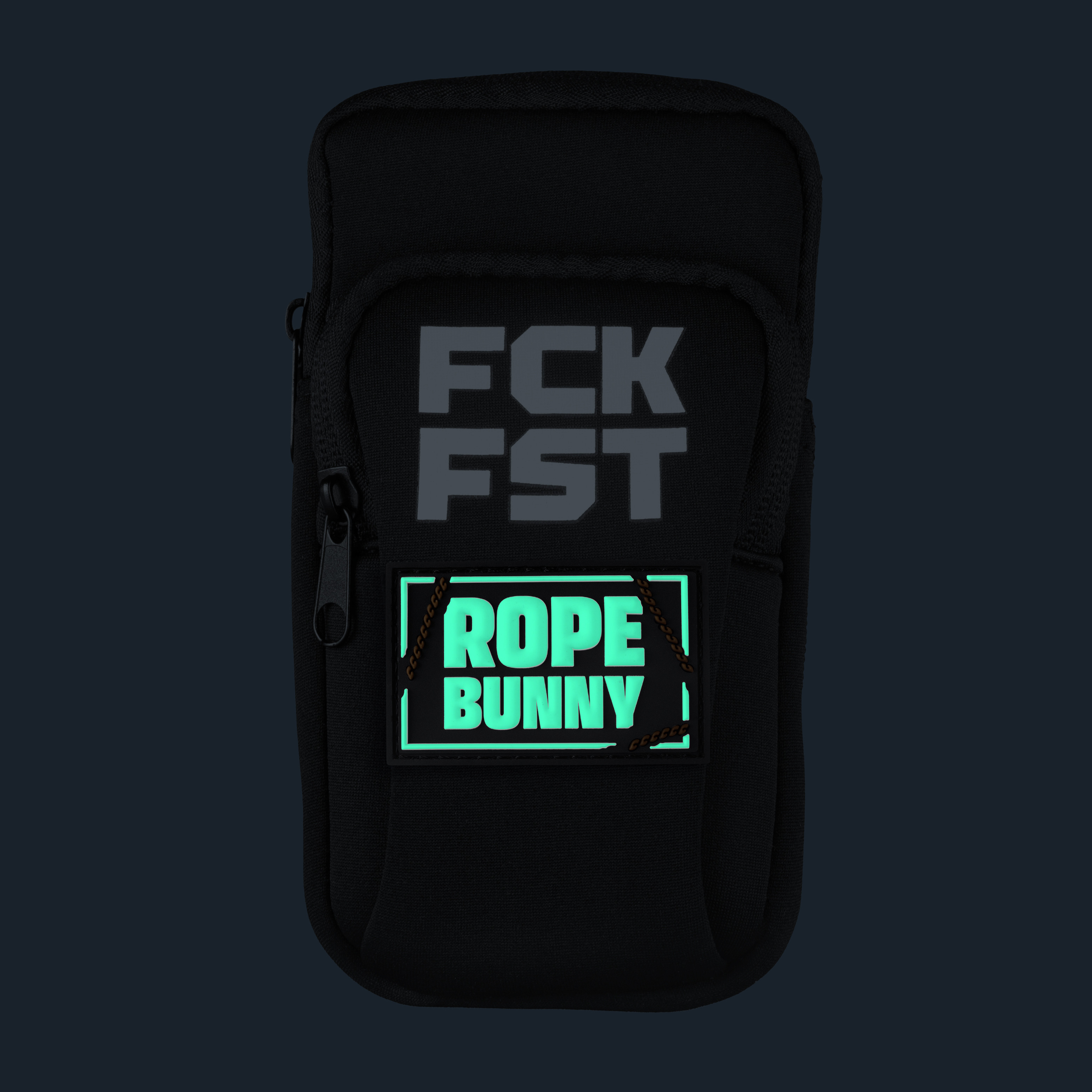 Fuck Bag FCK FST Schwarz Tag Rope Bunny – 3/7