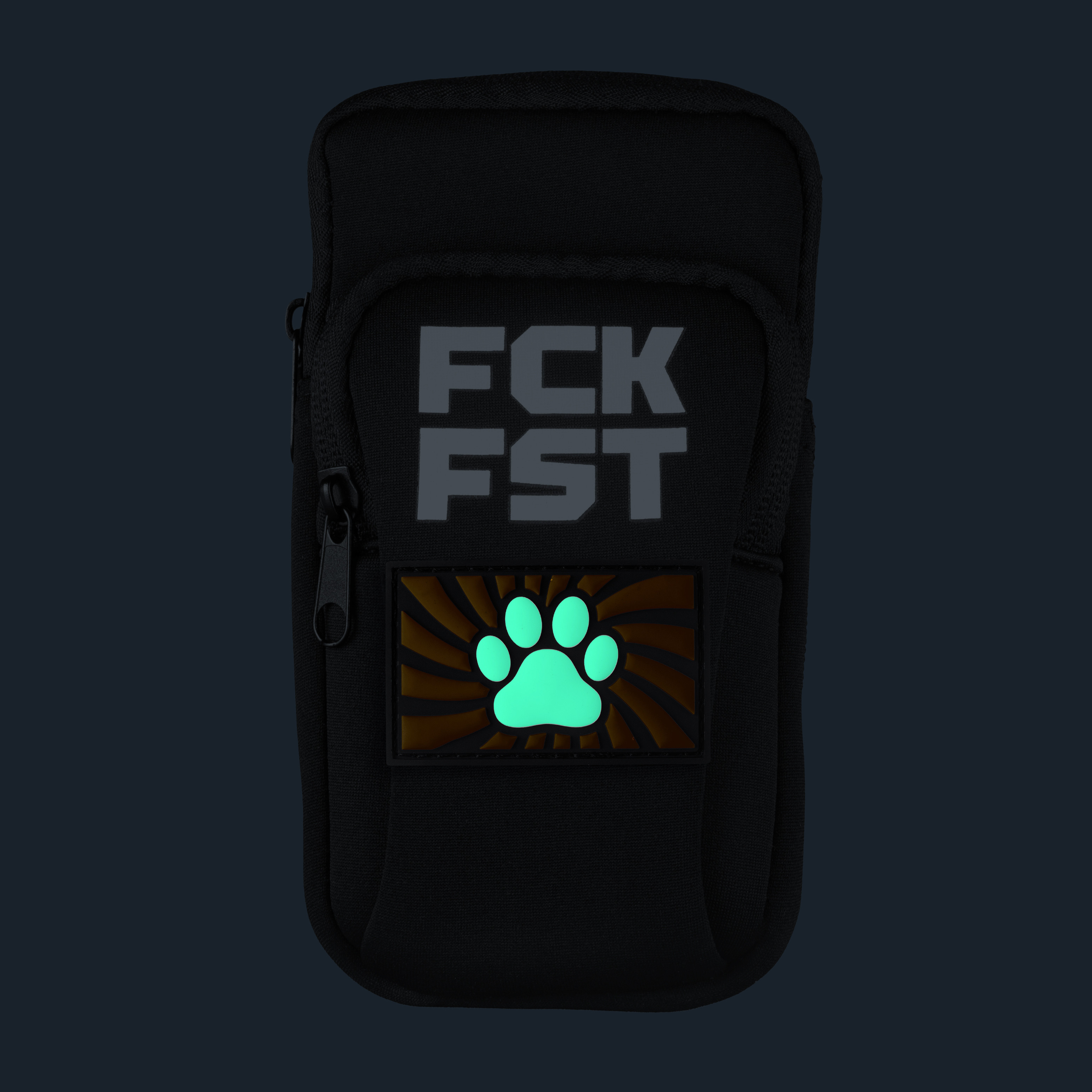 Fuck Bag FCK FST Schwarz Tag Paw Orange – 3/7