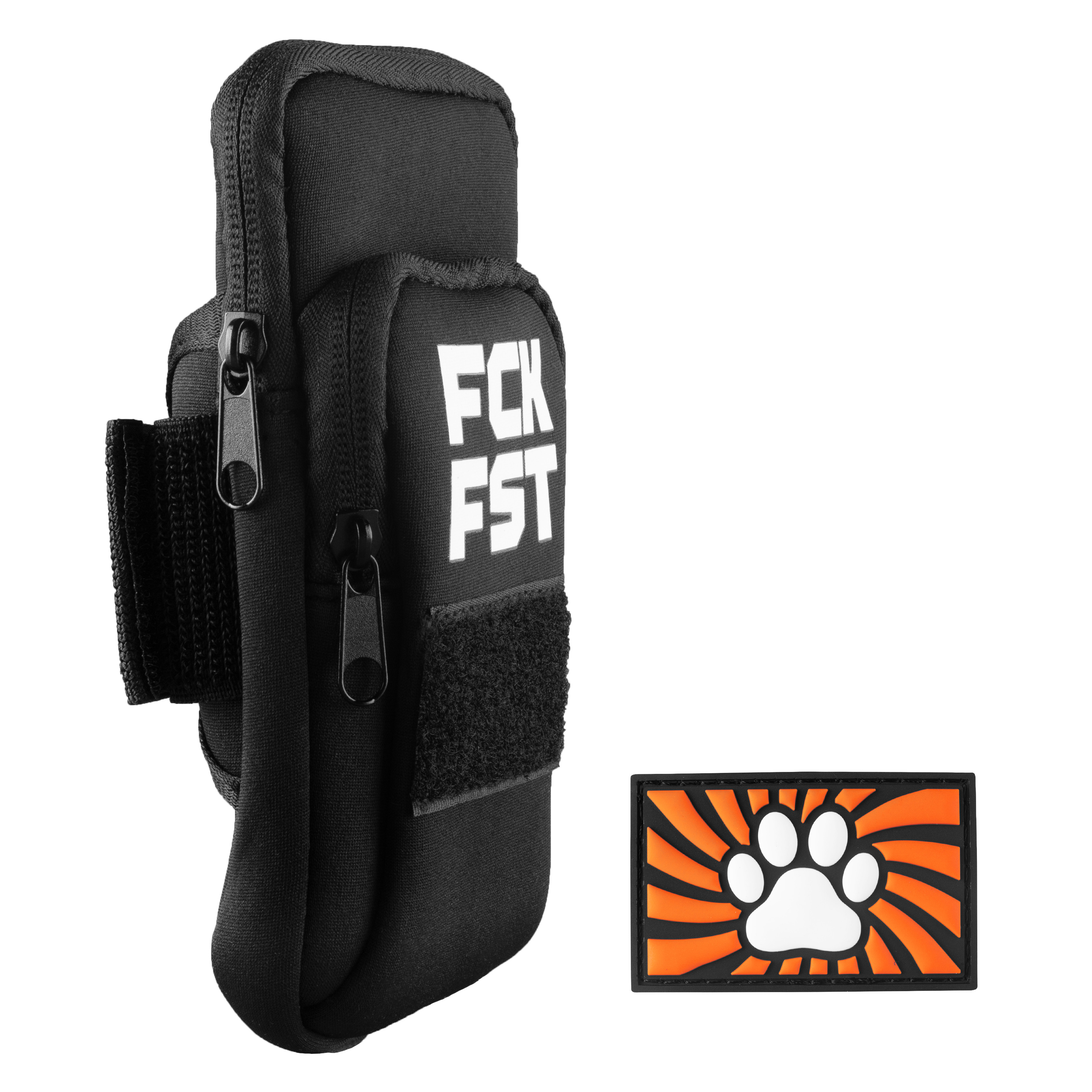 Fuck Bag FCK FST Schwarz Tag Paw Orange – 5/7