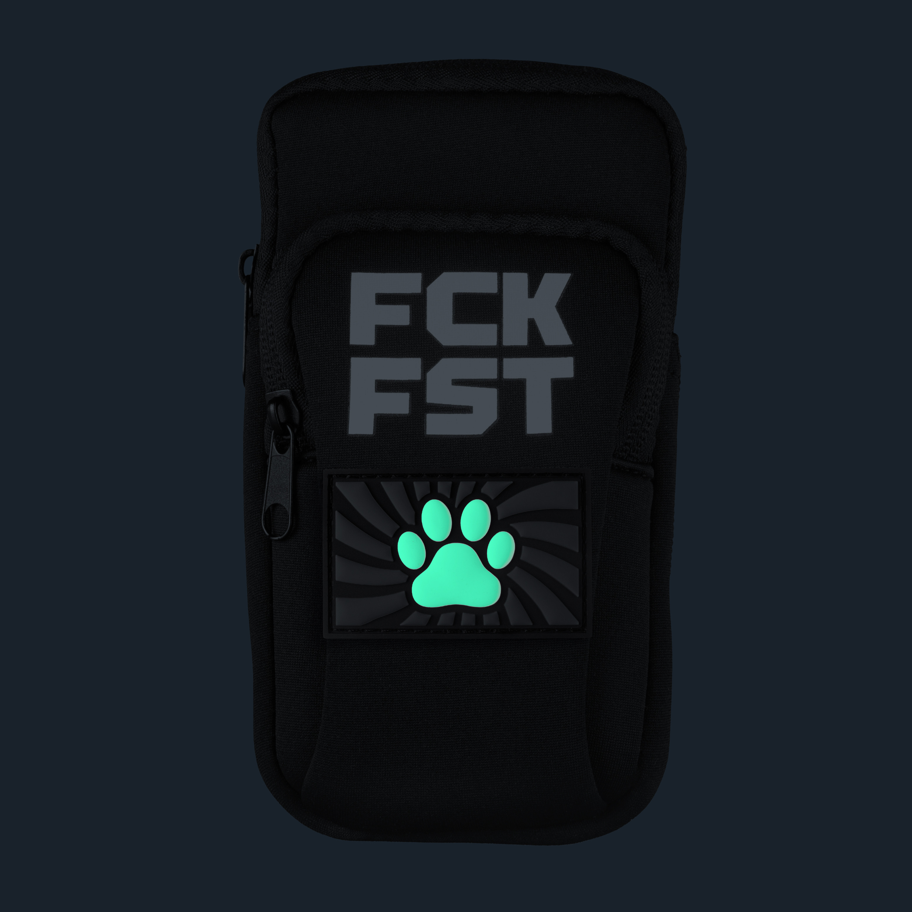 Fuck Bag FCK FST Noir Tag Paw Gris – 3/7