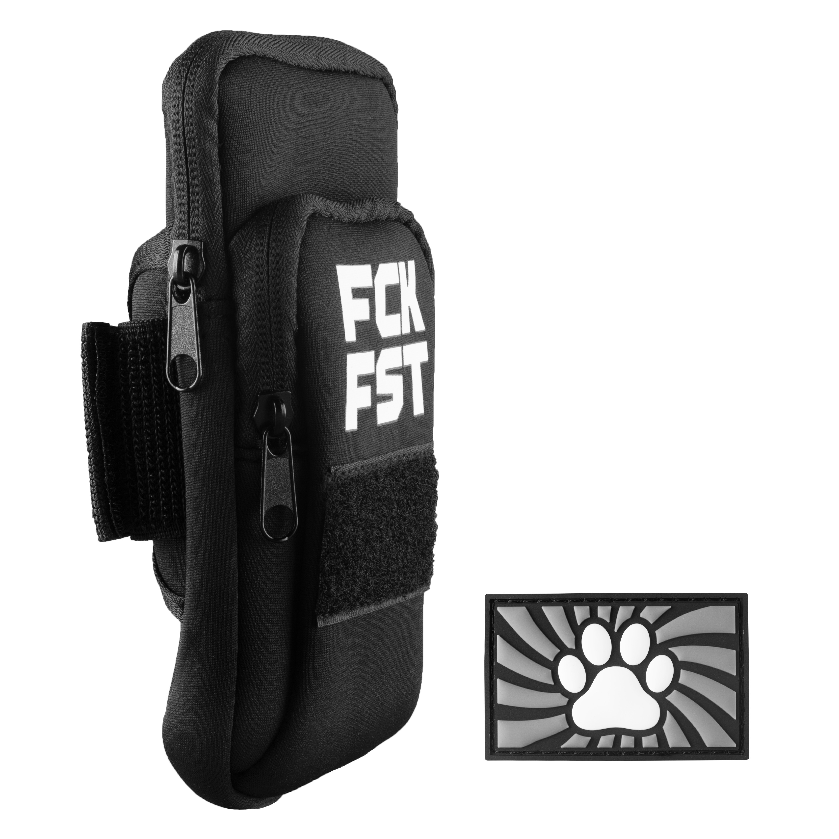 Fuck Bag FCK FST Noir Tag Paw Gris – 5/7