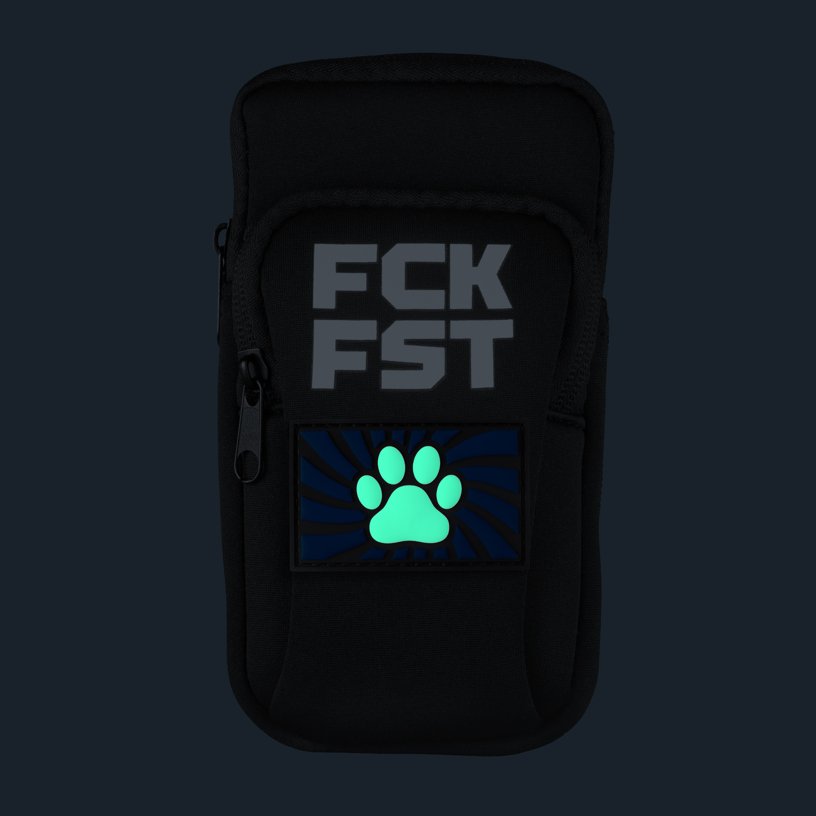 Fuck Bag FCK FST zwart Tag Paw blauw – 3/7