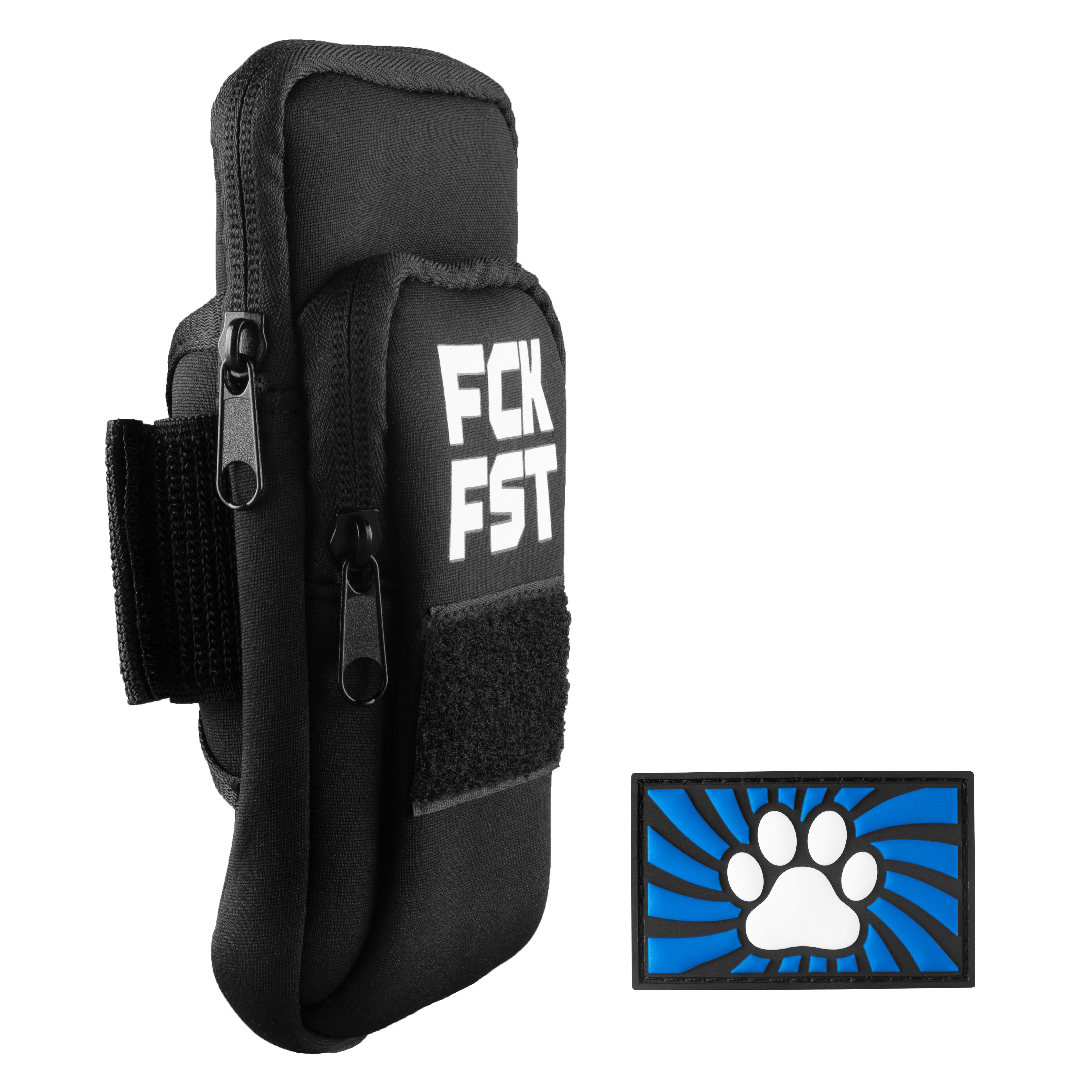 Fuck Bag FCK FST zwart Tag Paw blauw – 5/7