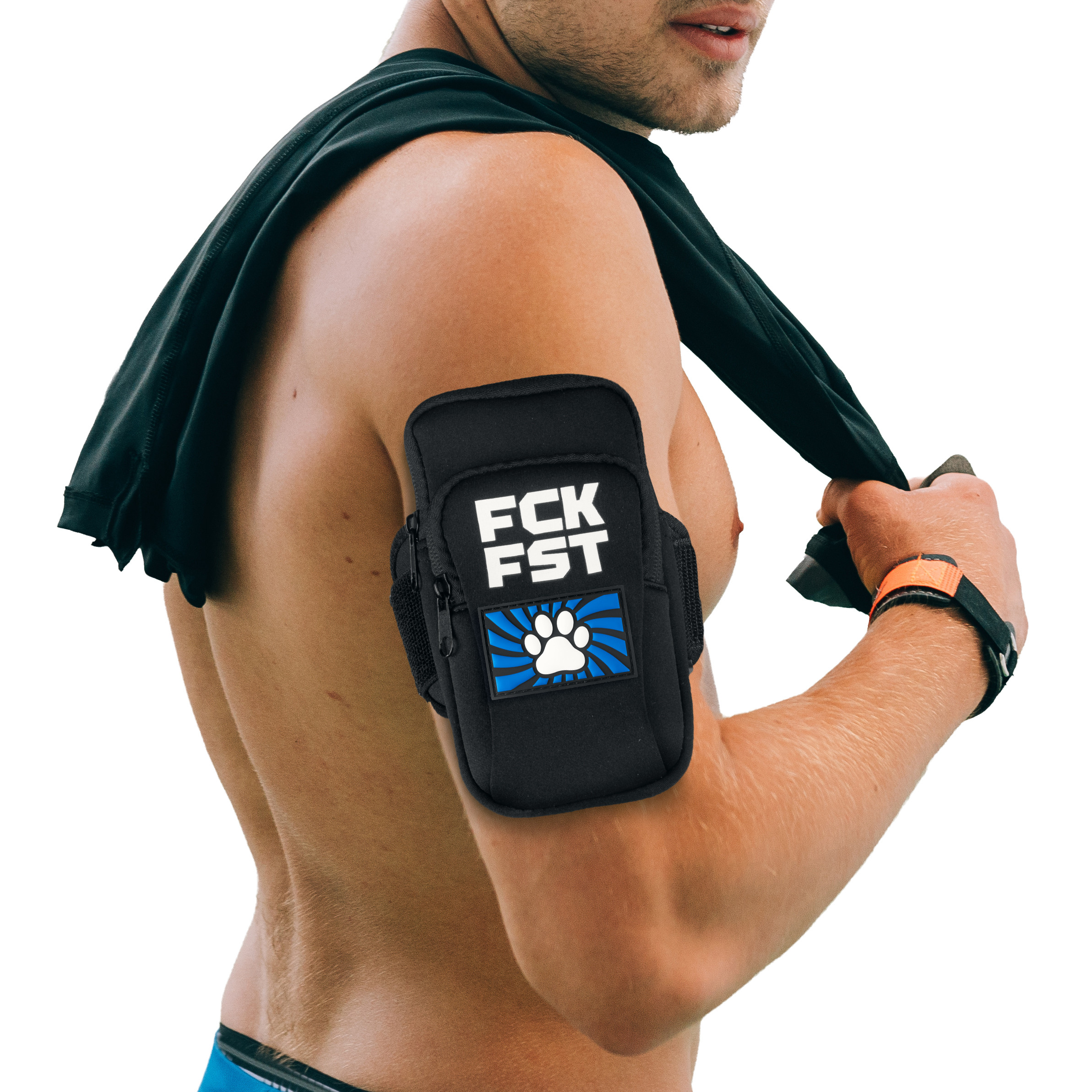 Fuck Bag FCK FST zwart Tag Paw blauw – 4/7