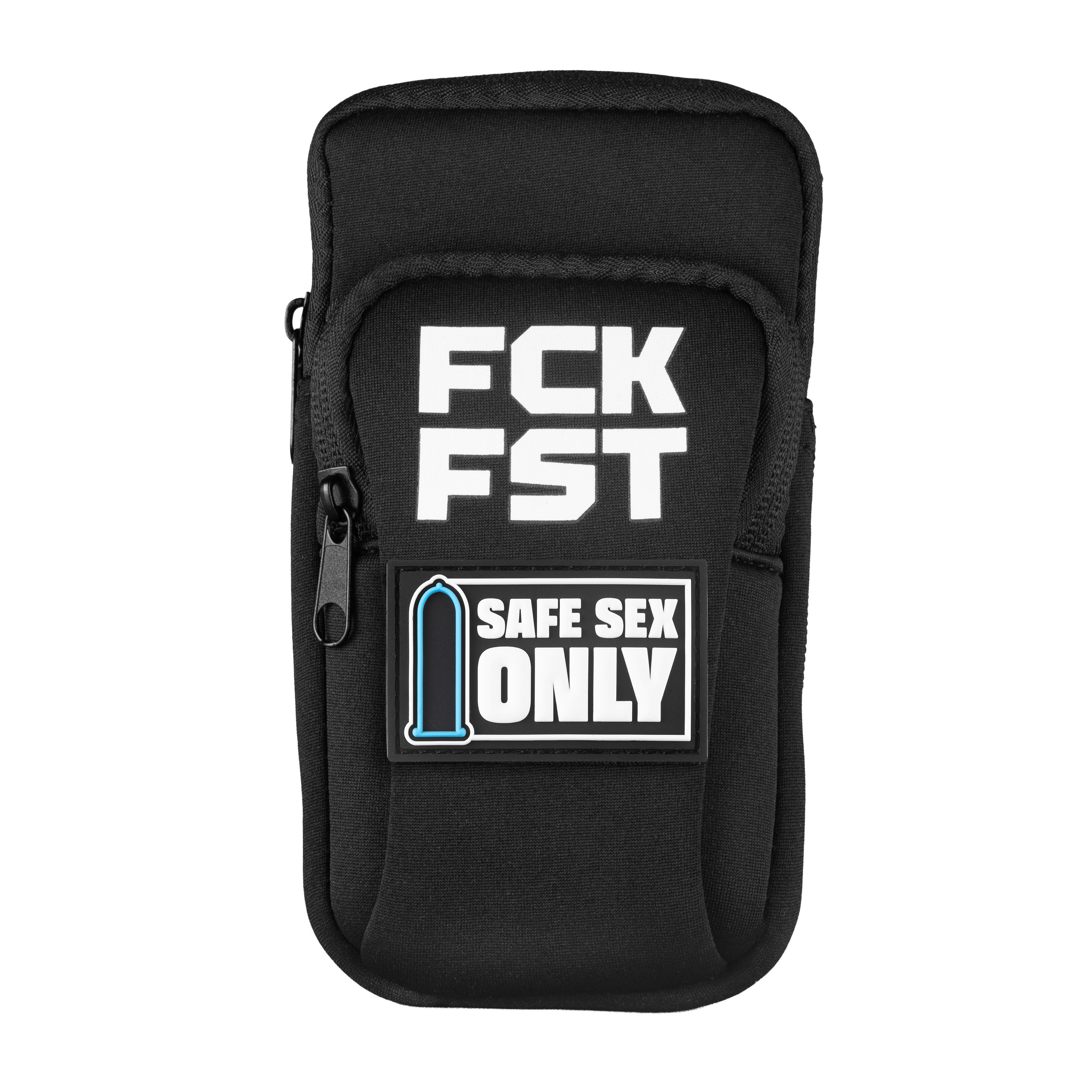 Fuck Bag FCK FST Noir Tag Safe Sex Only