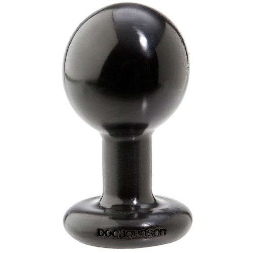 Plug Anal Round 10 x 6 cm Noir