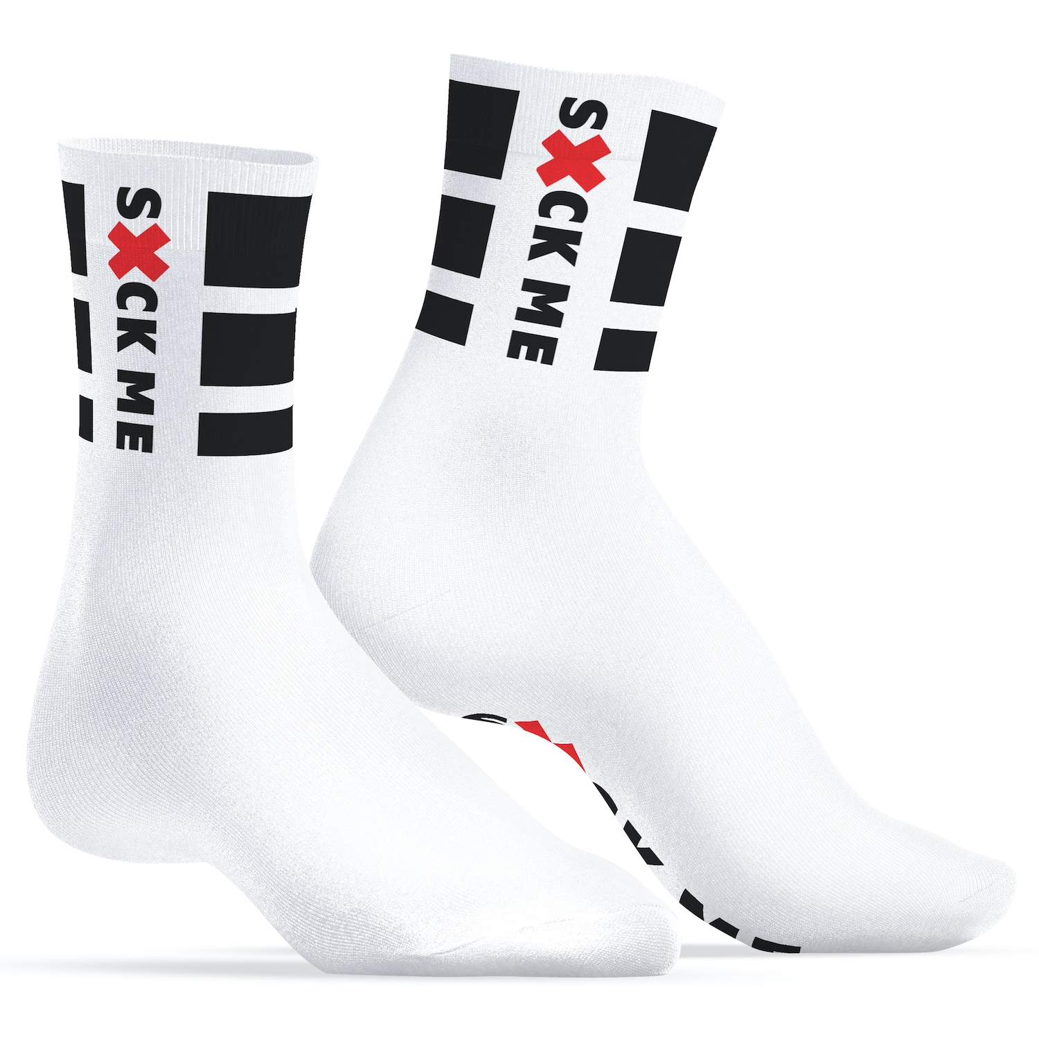 Chaussettes blanches Suck Me SneakXX