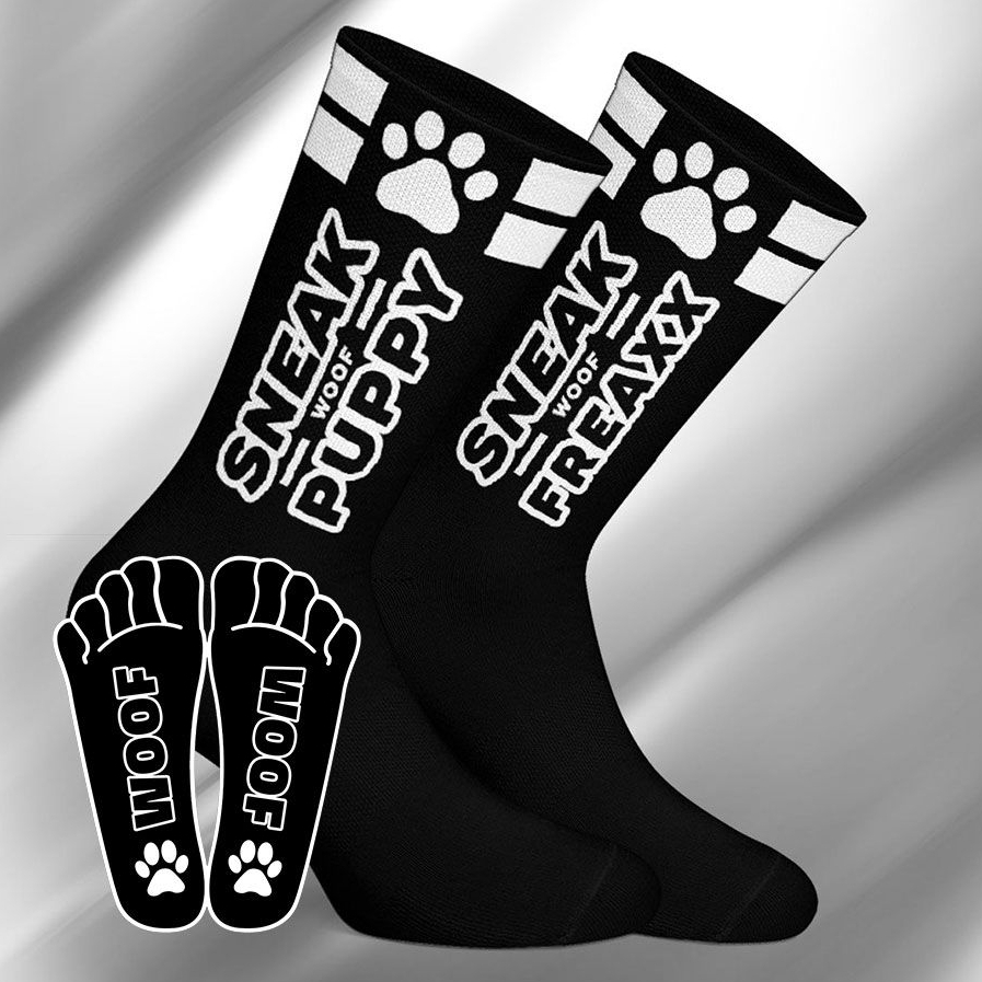 Chaussettes SNEAK PUPPY Noir-Blanc