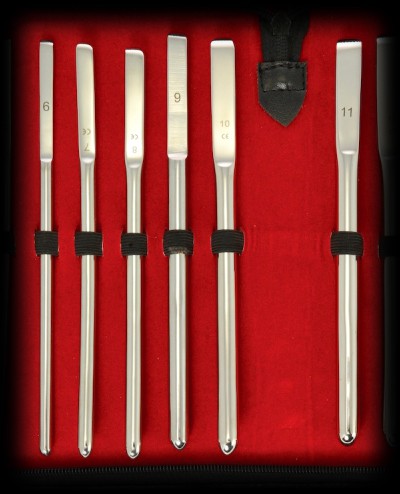Kit de 6 tiges pour urètre - 6 à 11mm