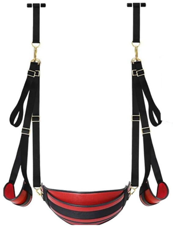 Balançoire Sm pour porte Swing Door Noir-Rouge