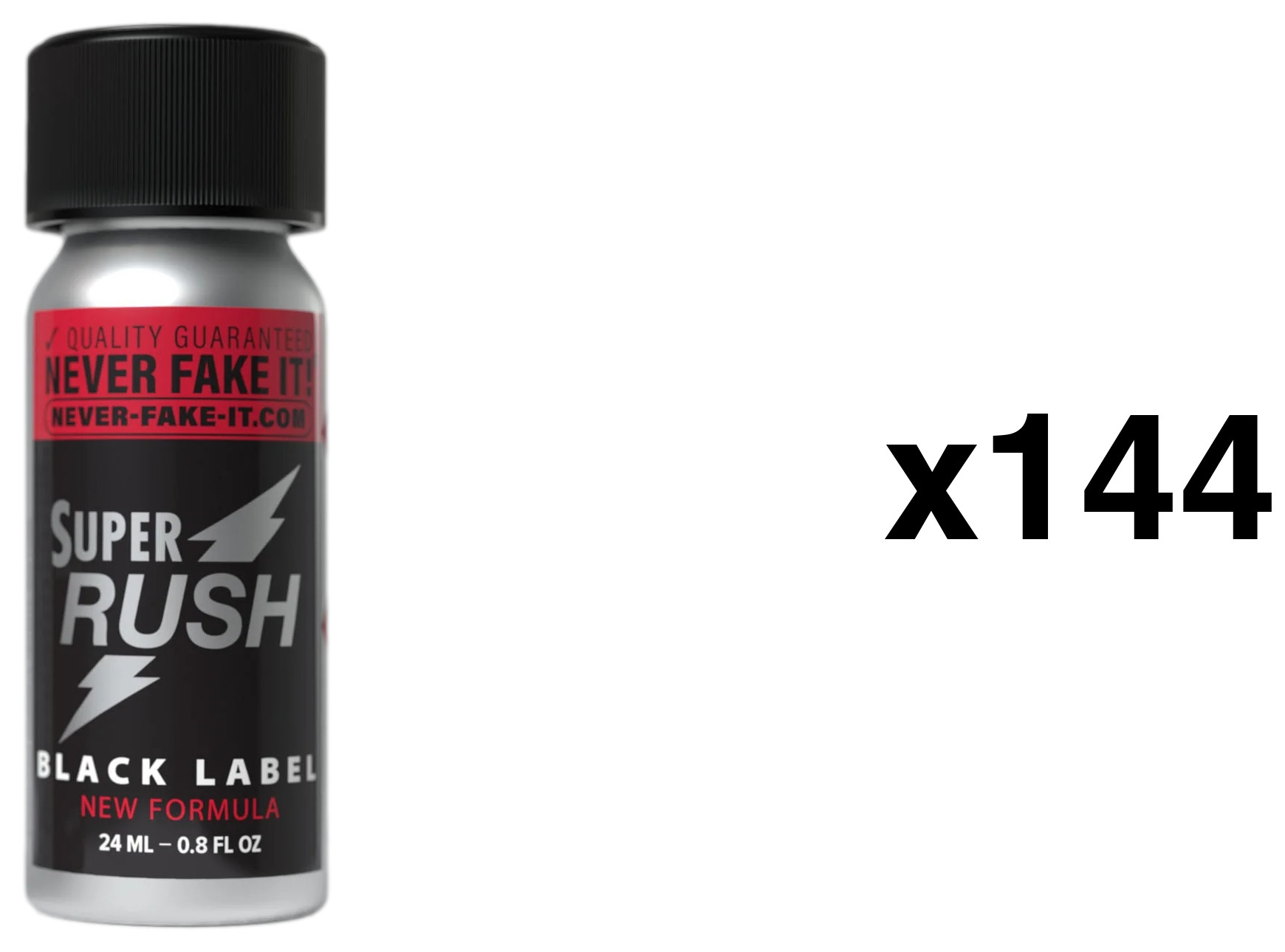 SUPER RUSH BLACK LABEL 24ml x144