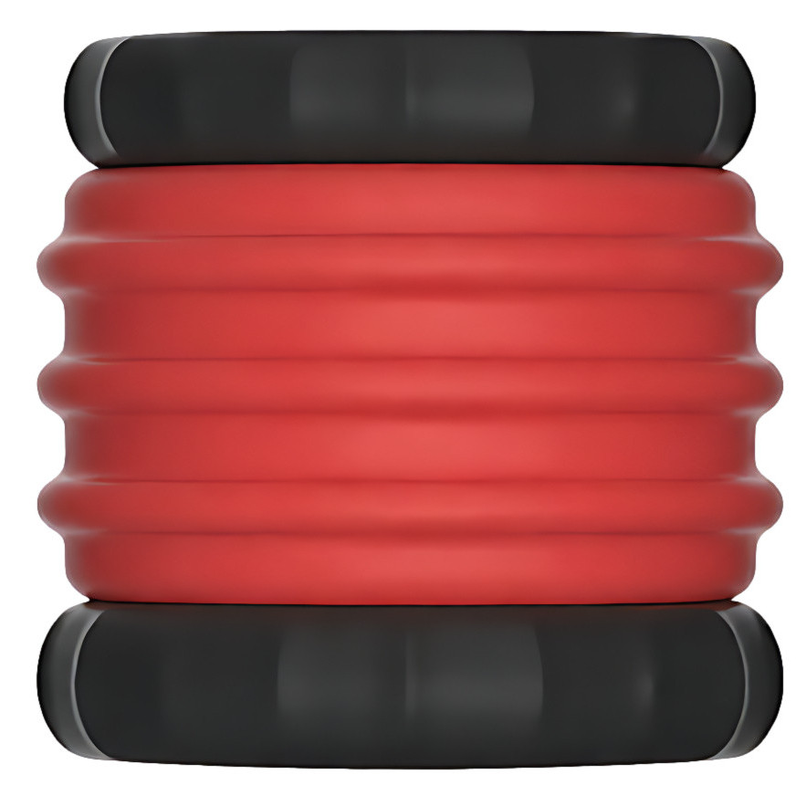 Ballstretcher 2 IN 1 32 mm - Hauteur 4.7 cm Noir-Rouge