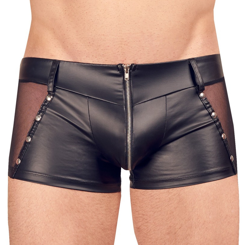 Boxer NAXIS Imitation Cuir Noir