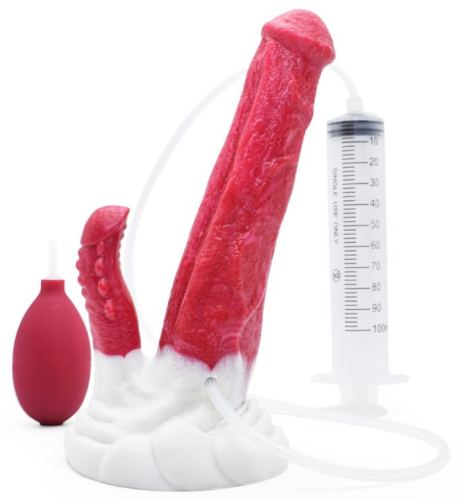 Ejaculerende dildo Monster Priax 19 x 4.5cm