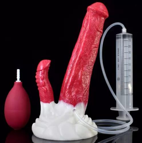 Ejakulierender Dildo Monster Priax 19 x 4,5cm – 4/10