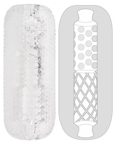 Masturbatie-schede Palm Stroker N3 - 12.5cm transparant