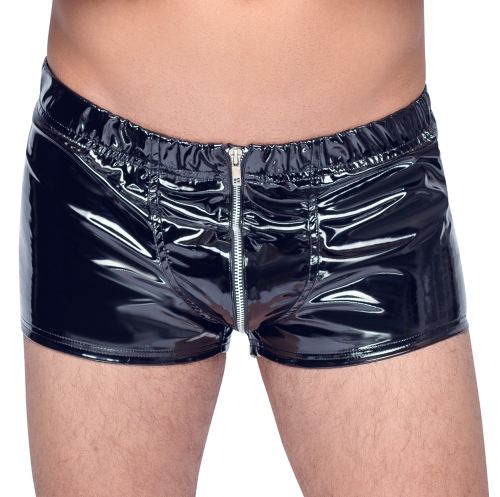 Boxer Short VINYL ZIP Zwart