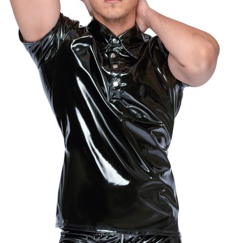 Shirt VINYL POLO Zwart