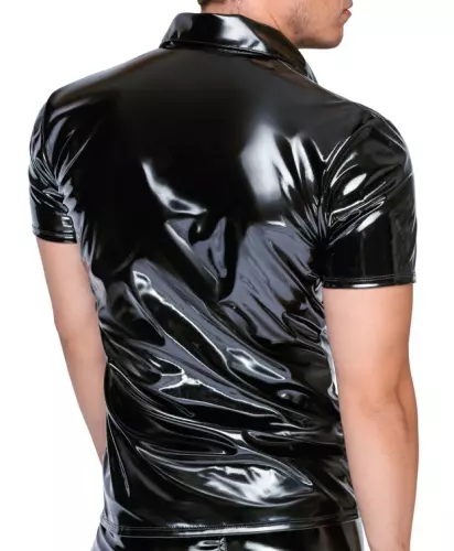 Hemd VINYL POLO Schwarz – 2/5