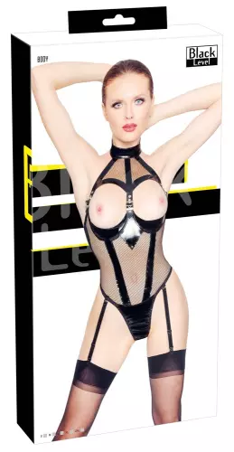 Body Strumpfhalter VINYL BODY RESILLE Schwarz – 4/4