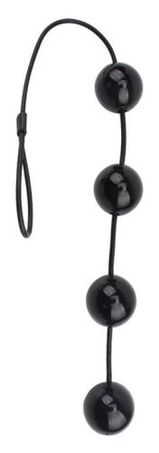 Rubicon S Anal Beads 25 x 4cm Black