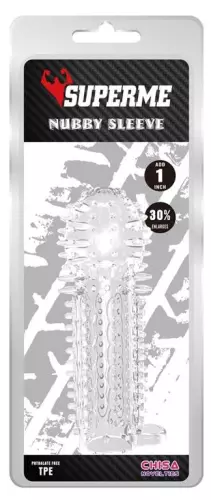 Penishülle Nubby 14,5 x 4,8cm Transparent – 2/8
