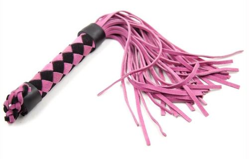 Joker SM Flogger 40cm Black-Pink