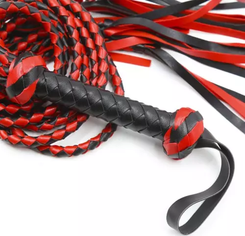 Langes Paddle Tigress 78cm Schwarz-Rot – 4/5