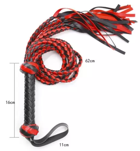 Langes Paddle Tigress 78cm Schwarz-Rot – 5/5