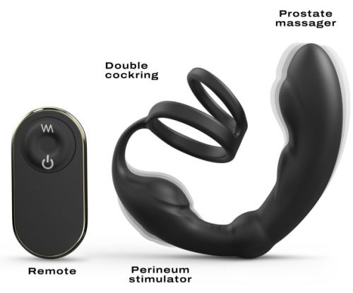 Dorcel P-Ring Vibrating Cockring Plug 9 x 3.7cm