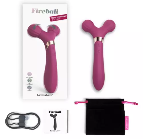 Doppelfunktions-Stimulator Fireball Love To Love Rosa – 2/3