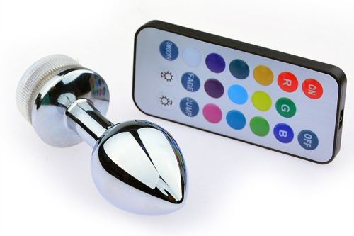 Leuchtender Schmuck-Stöpsel Light Led S 6 x 2,7cm
