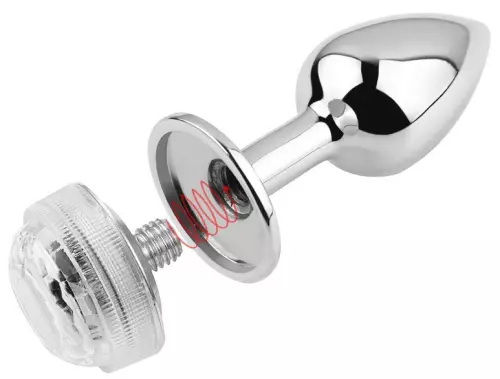 Leuchtender Schmuck-Stöpsel Light Led S 6 x 2,7cm – 5/5