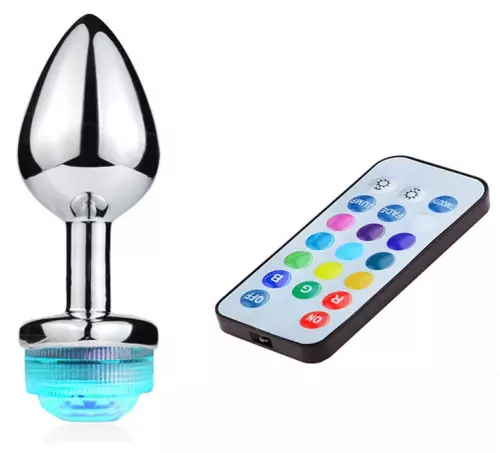 Leuchtender Schmuck-Stöpsel Light Led M 7 x 3,4cm – 2/6