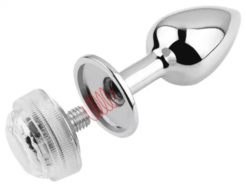Leuchtender Schmuck-Stöpsel Light Led M 7 x 3,4cm – 6/6