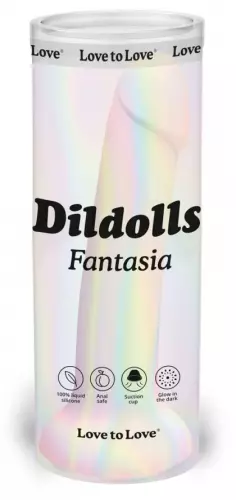 Phosphoreszierender Dildo Dildolls Fantasia 16 x 3.6cm – 2/6