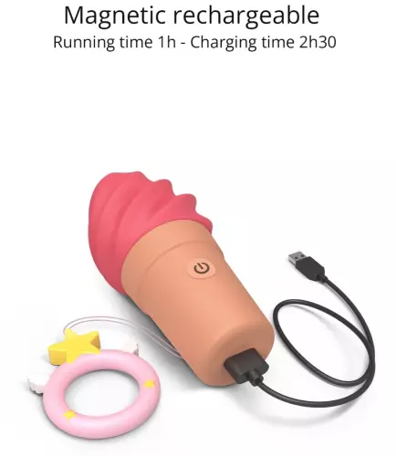Clitoris stimulator Cand'Ice Raspberry Jolly – 4/4