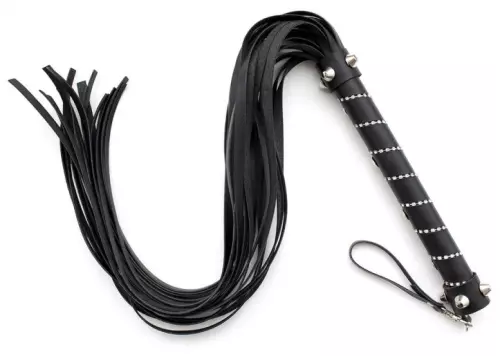 Lange Gerte Diamond 75cm Schwarz – 1/4