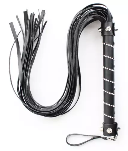 Lange Gerte Diamond 75cm Schwarz – 2/4