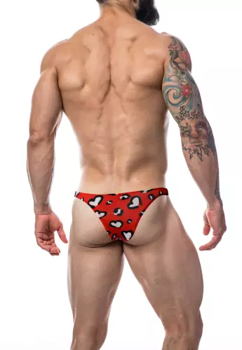 Sexy slip Brazilian Rood-Hartjes – 4/4