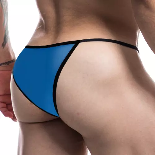Slip sexy Briefkini Blau – 2/4