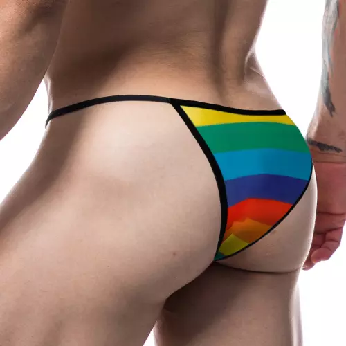 Slip sexy Briefkini Rainbow – 2/4